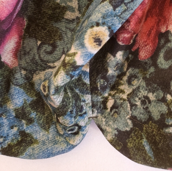 J. Jill Floral pencil skirt - Picture 4 of 6